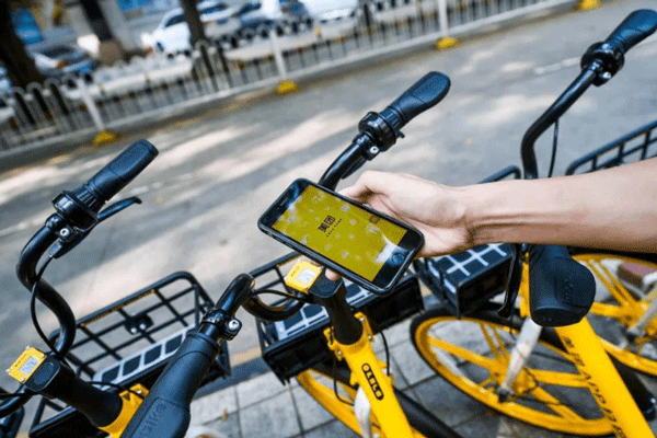 共享單車操作流程圖