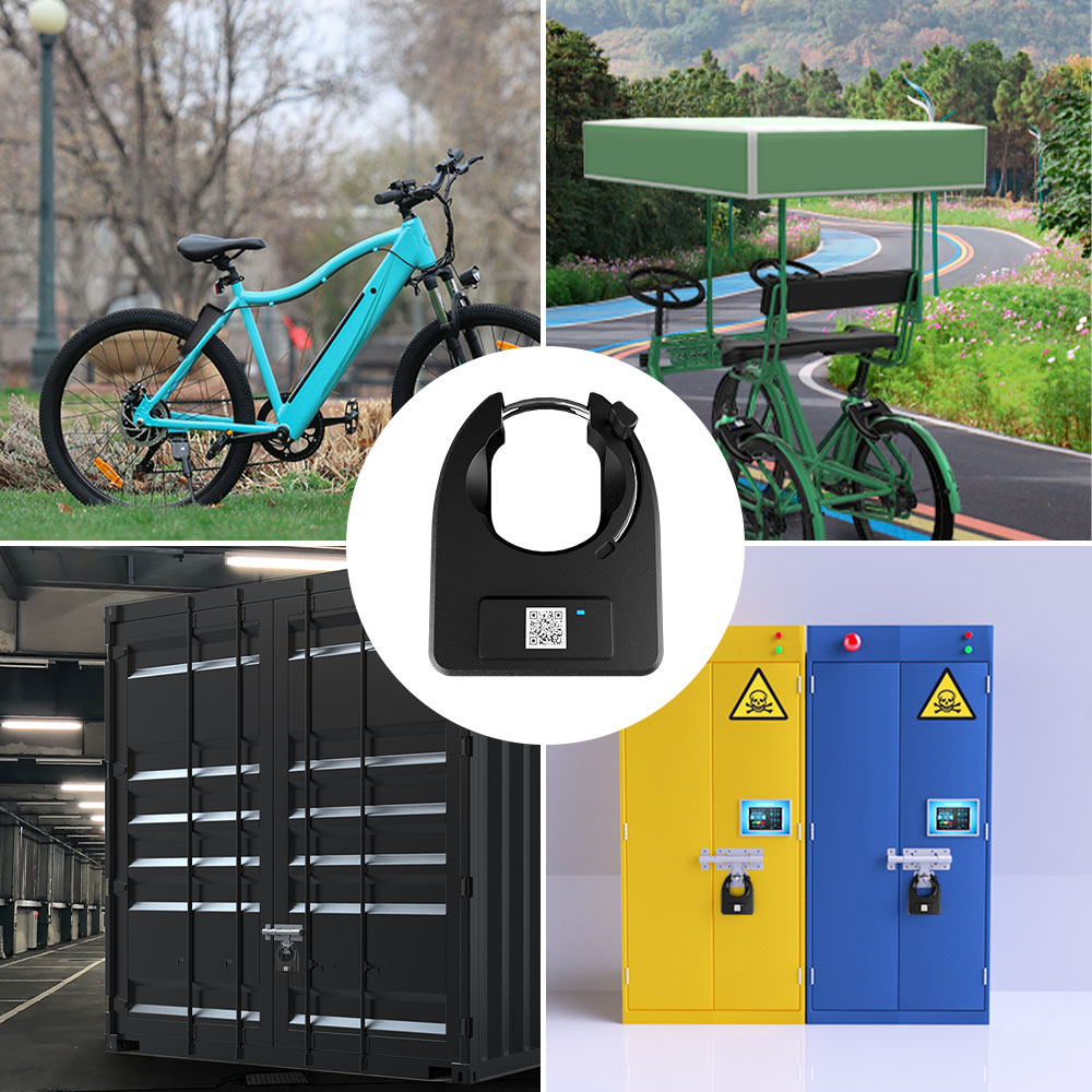 內(nèi)置GPS智能自行車鎖，提供電動(dòng)自行車的共享租賃服務(wù)